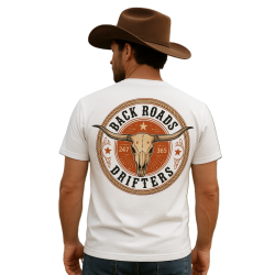 Back Roads Drifters Cowboy Tee