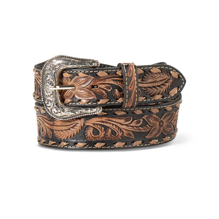 Ariat Handtooled Floral Pattern Belt
